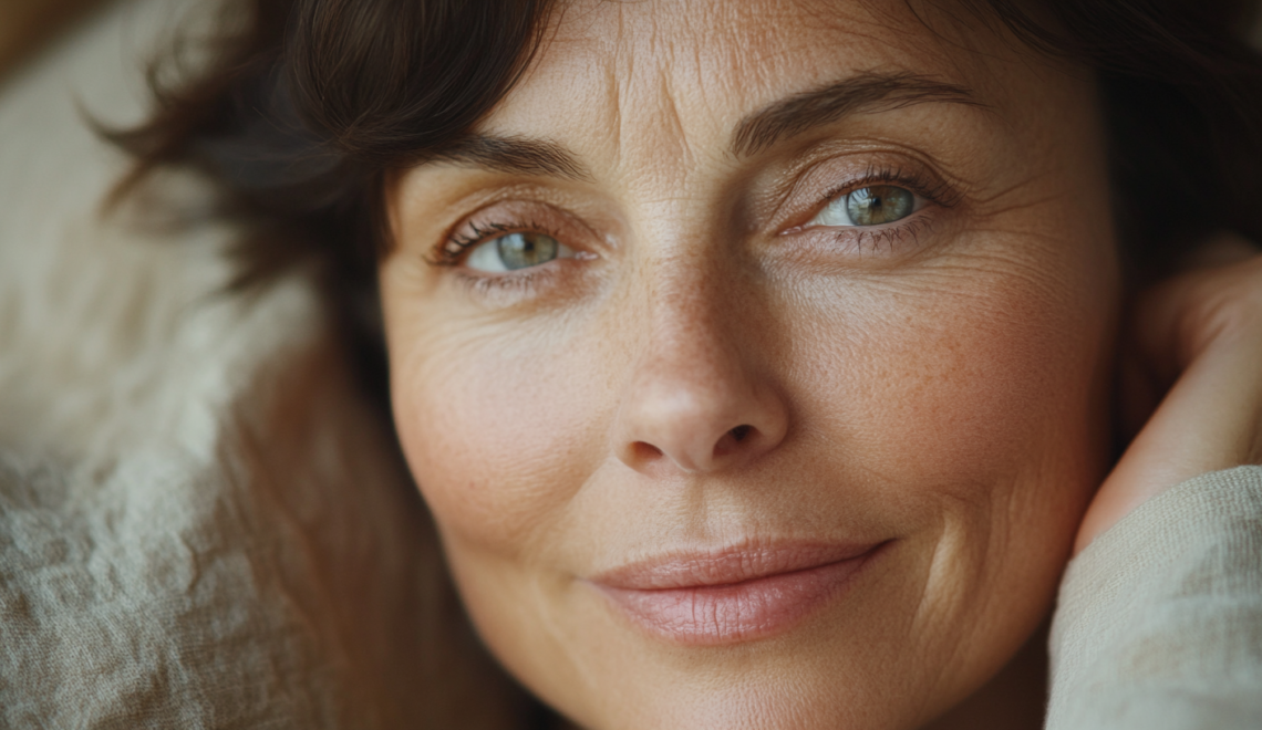 Woman with clear healthy skin in natural light — Cell Rituals immunity and resilience after 40